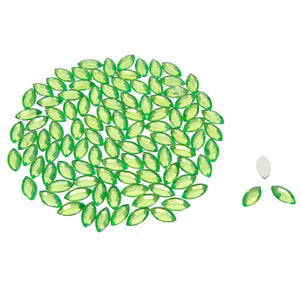 Art.7774 Piedra Acrílica Navette Sin Perforación