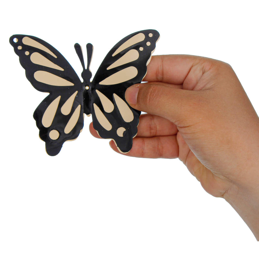 Art.7838 Mariposa De PVC 9x10cm 4pz