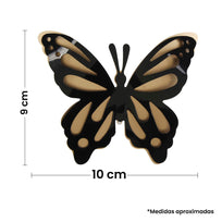 Art.7838 Mariposa De PVC 9x10cm 4pz