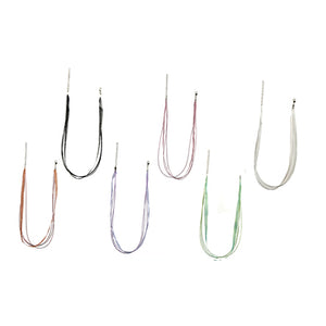 Art.7984 Gargantilla Organza Con Cordón Metálico