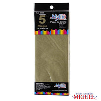 Art.8066 Papel China Color Metálico 50x66cm 5pz
