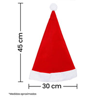 Art.8326 Gorro Navideño De Fieltro 45x30cm 1pz