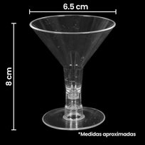 Art.8390 Mini Copa Martini 8x6.5cm 2pz