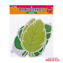 Art.8492 Banderín Hojas x12 25cm 3m 1pz