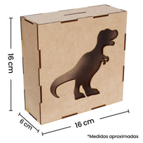 Art.8527 Alcancía Con Figura 16x16x6cm 1pz