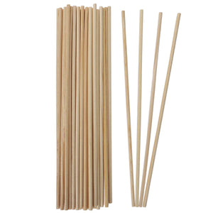 Art.8541 Palillo Redondo 30cmx4mm 50pz