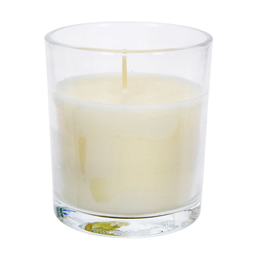 Art.8548 Vela Con Vaso Cristal 8x7cm 1pz