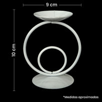 Art.8677 Portavela Círculo 10X9x7cm 1pz