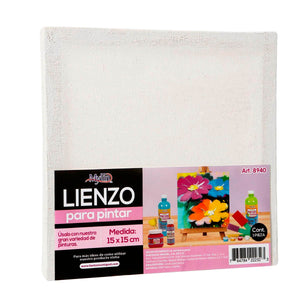 Art.8940 Lienzo Para Pintar 15x15cm