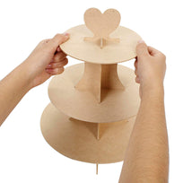 Art.9237 Pastelero Corazón 3 Niveles 36x27cm 1pz