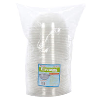 Art.9436 Contenedor de Plástico Ensaladas aprox 950ml 10.5x18.5cm 25pz