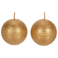 Art.9482 Vela Esfera Metálica 6x6cm 2pz