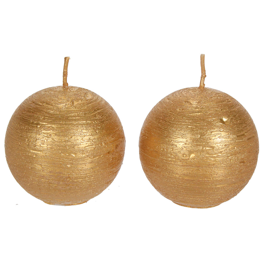 Art.9482 Vela Esfera Metálica 6x6cm 2pz