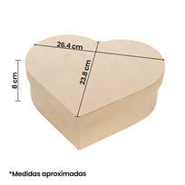 Art.9923 Caja Corazón 8x27x26cm 1pz