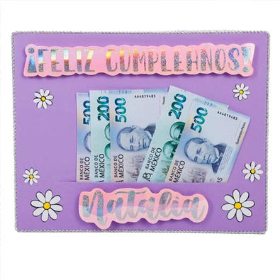 Fantasías Miguel Clave:AO107 Money Holder Cumpleaños