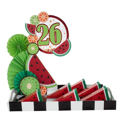 Fantasías Miguel Clave:JE53 Charola Dulceros Sandia Frutas