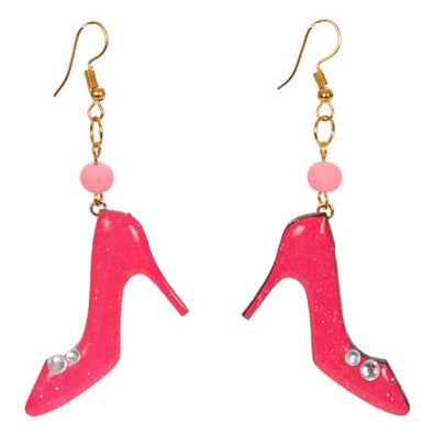 Fantasías Miguel Clave:ML3389 Aretes Con Zapatilla Rosa