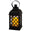 Fantasías Miguel Art.10446 Quinqué Con Vela 25x10.5cm 1pz Negro