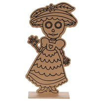 Art.10702 Catrina Caricat Serig 30x15cm