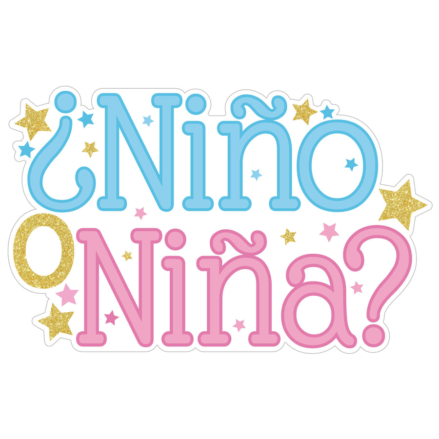 Art.11125 Letrero Es Niño O Niña 45x69cm