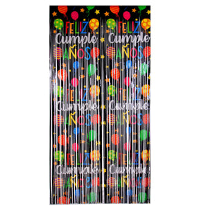 Art.11140 Cortina Feliz Cumple Impr1x2m