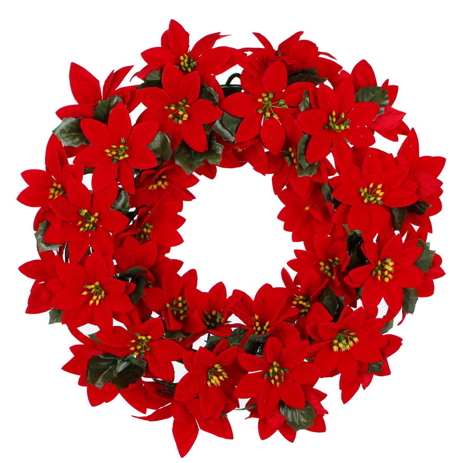 Art.1147 Corona Nochebuena Terciopelo