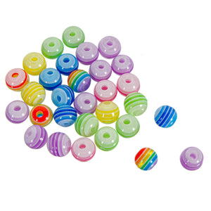 Art.1371 Cuenta Red Rayada 6mm B/100pz