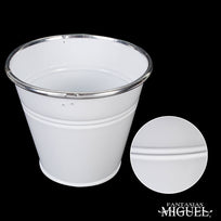 Art.2757 Base Metal Orilla Plata 10x11.5cm 1pz