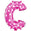 Fantasías Miguel Art.2852 Globo Letra Rosa 46cm 1pz C