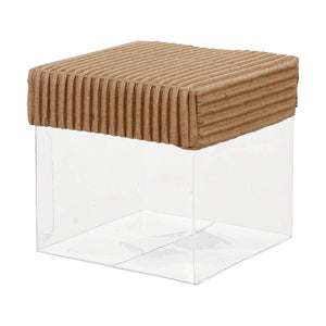 Art.3035 Caja Pvc Cuadrada Con Cartón