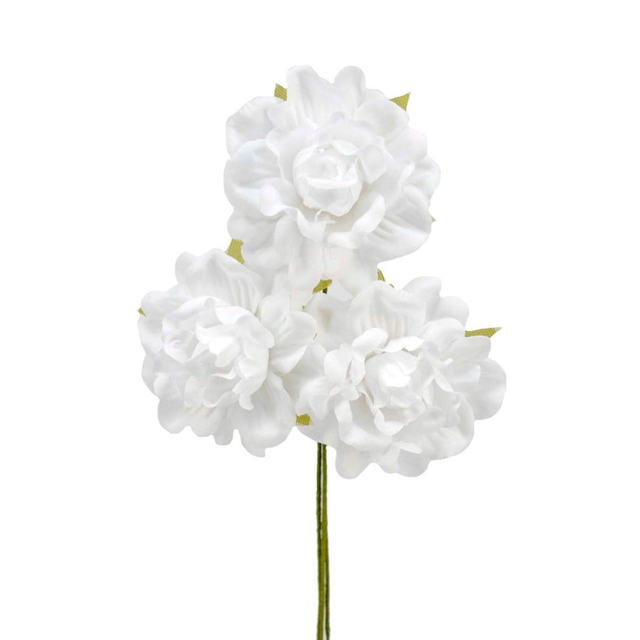 Art.3514 Rosa De Papel Fina Con Pistilo x3 Flores