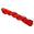 Fantasías Miguel Art.3582 Cordón de Fantasia Trenzado 1mmx30m 1pz Rojo