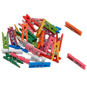 Art.3930 Pinzas De Madera Colores Surtidos