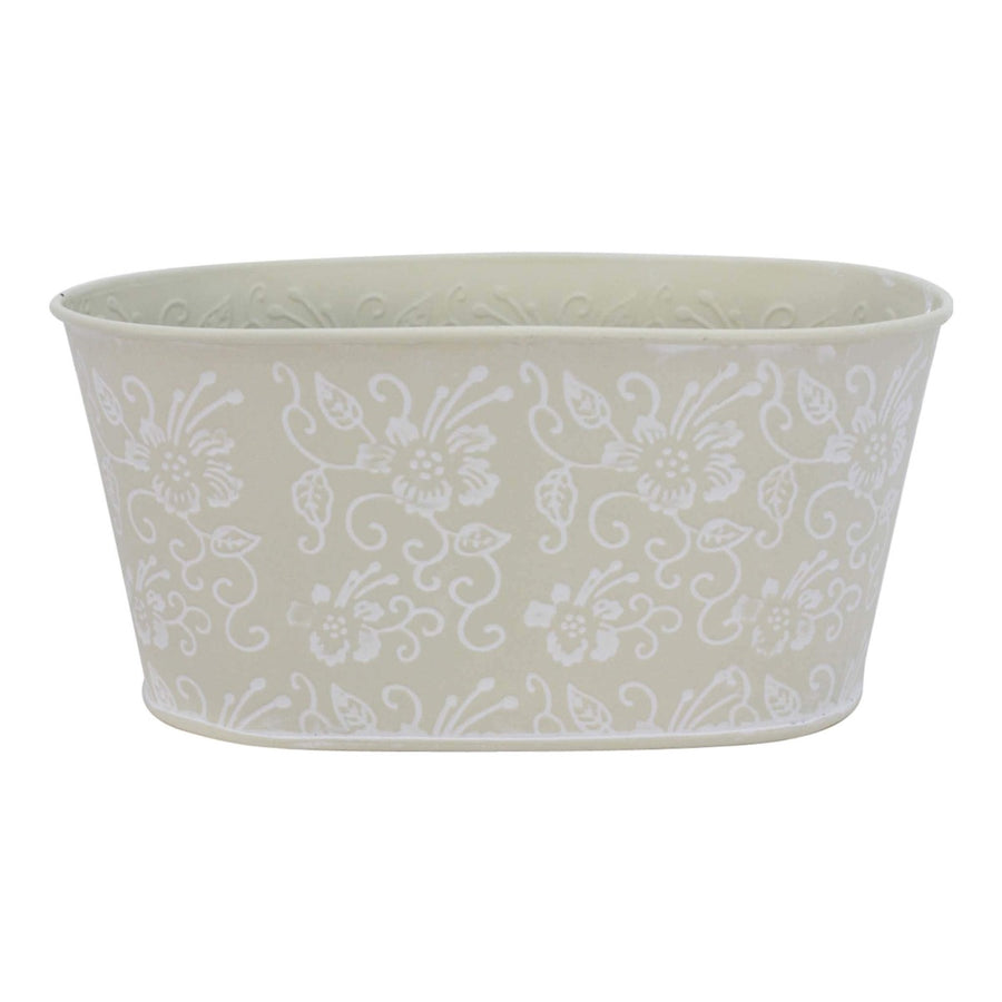 Art.4247 Base Metálica Floreada Oval