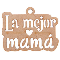 Art.4886 Llavero Mejor Mama 4.3x5.5cm