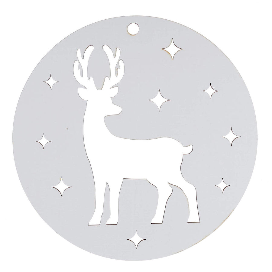 Art.5165 Esfera Reno Blanco 22.5cm