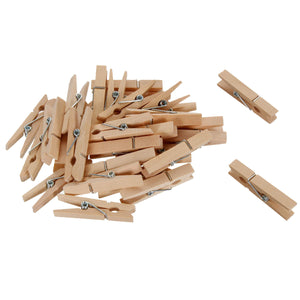 Art.5404 Pinzas De Madera Natural