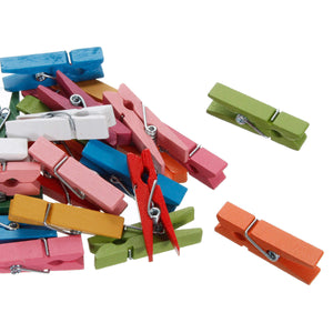 Art.5651 Pinza De Madera Colores Surtidos