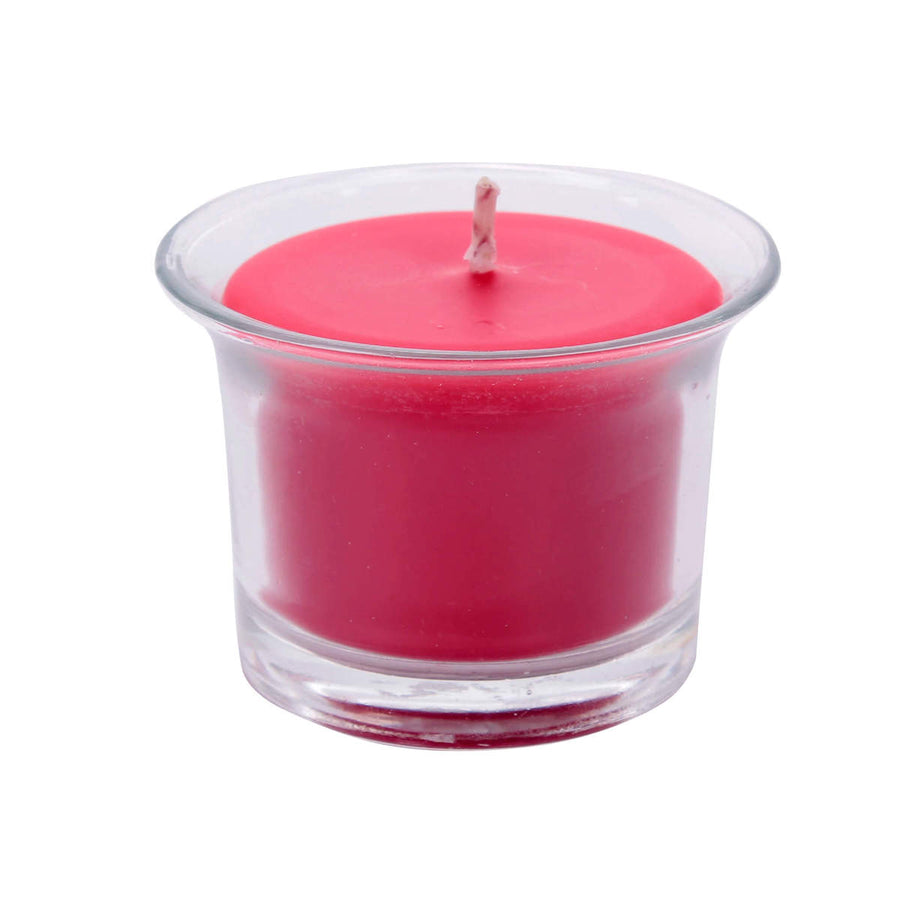 Art.6102 Veladora Decorativa Cristal Rojo