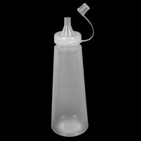 Art.645 Botella Catsup Plástico 260ml 19.1x6.1cm 1pz