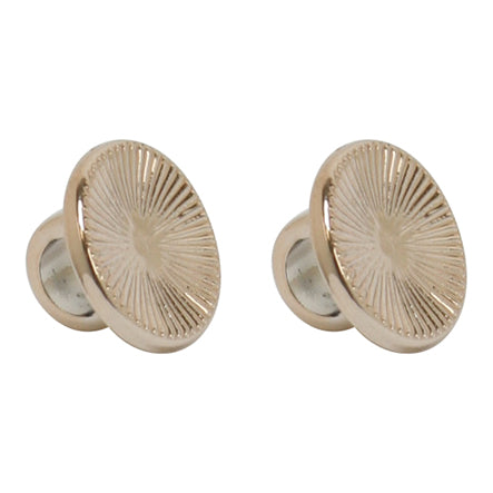 Art.7046 Plástico Terminación Metal  Botón Pegado