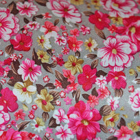 Art.7797 Tela Flores Poliéster Ancho