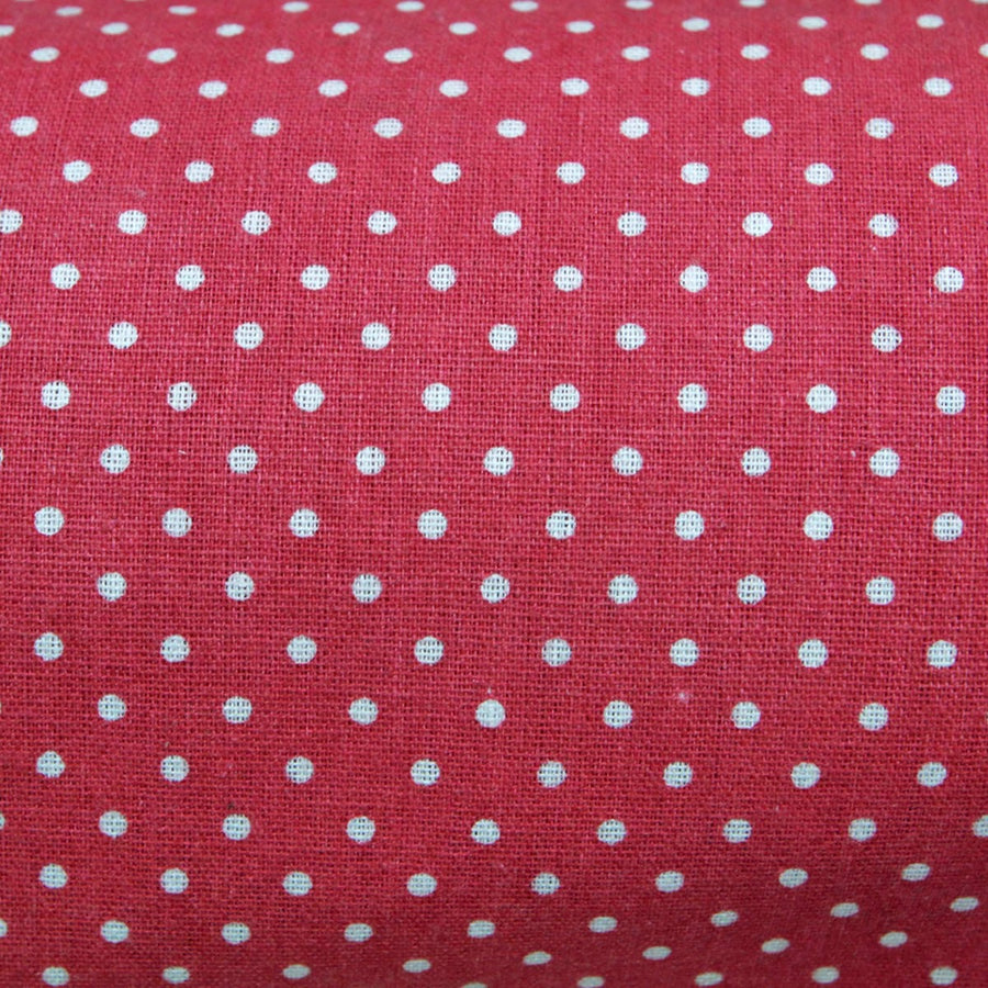 Art.7824 Tela Imitación Yute Impresa con Puntos