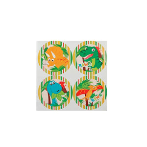 Art.8364 Calcomanía Círculo Dinosaurio