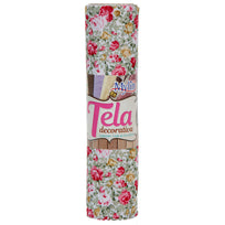 Art.9135 Rollo Tela Poliéster De Flores