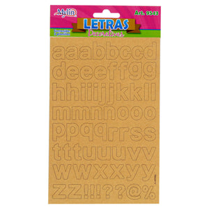 Art.9543 Calcomanía Alfabeto Vintage
