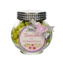 Art.11411 Frasco Con Tapa (Aprox 450ml) 10x10.5x8cm 1pz