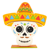 Art.10701 Calavera Con Sombrero 27x27x5.5cm 1pz