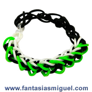 Pulsera Negro/Limón/Blanco