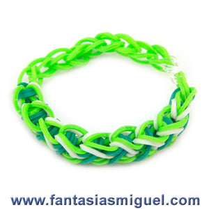 Pulsera Agua/Limón/Blanco